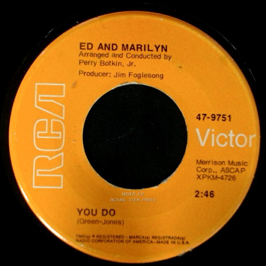 Ed And Marilyn - You Do / Think Summer side A