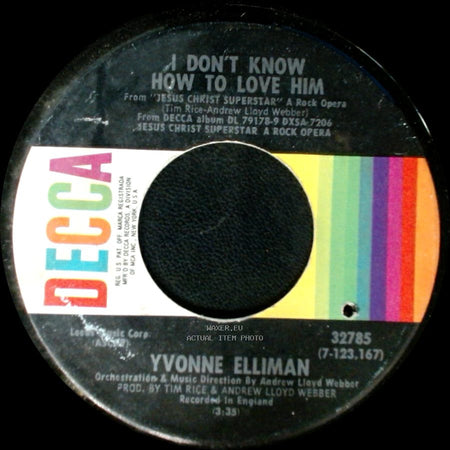 Yvonne Elliman / Jesus Christ Superstar - I Don't Know How To Love Him / Overture side A