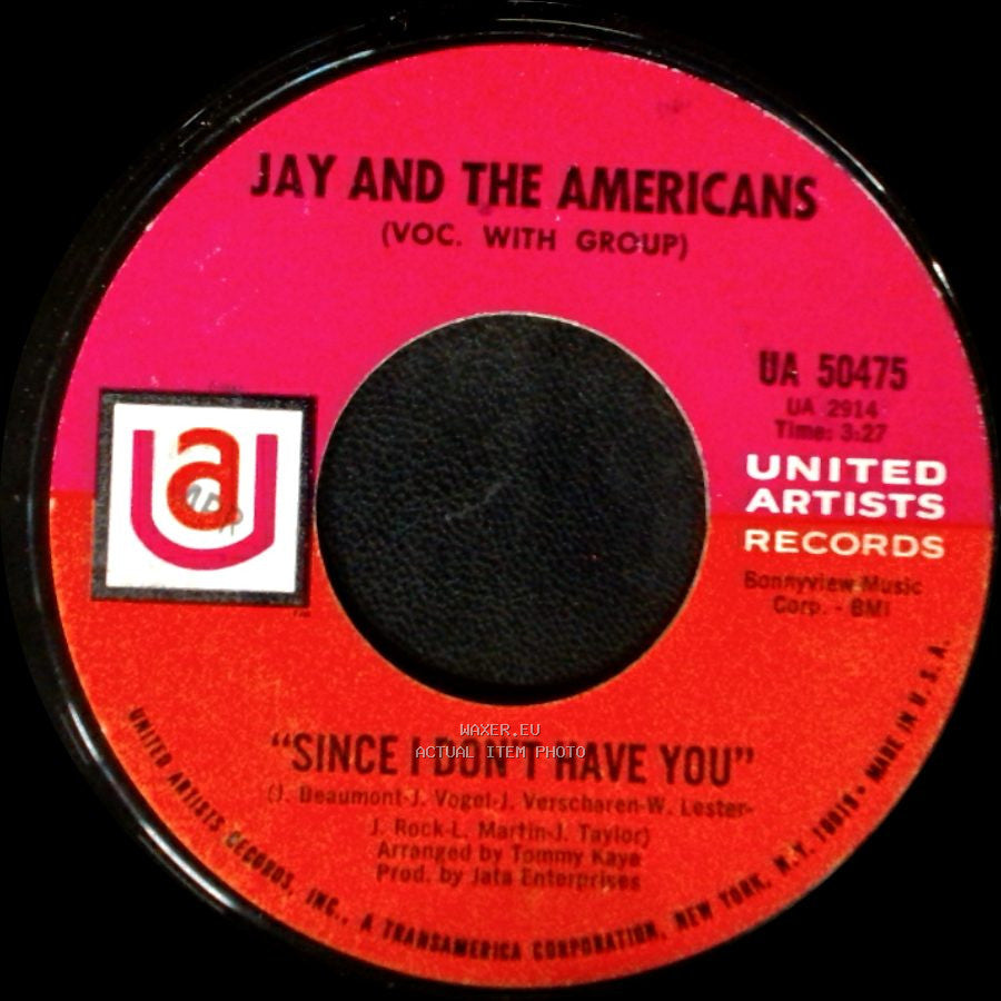 Jay And The Americans - This Magic Moment / Since I Don't Have You side B