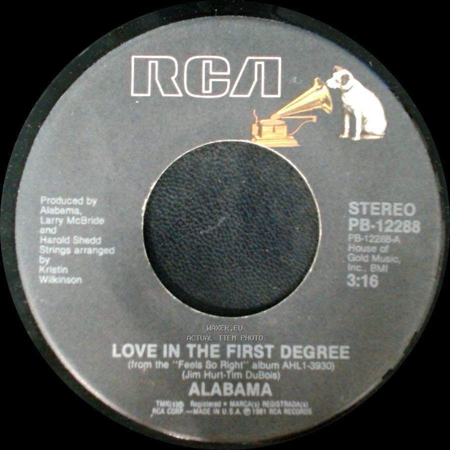 Alabama - Love In The First Degree / Ride The Train side A