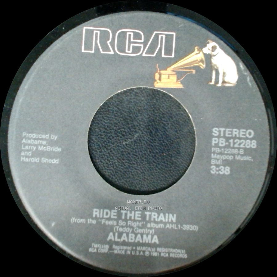 Alabama - Love In The First Degree / Ride The Train side B