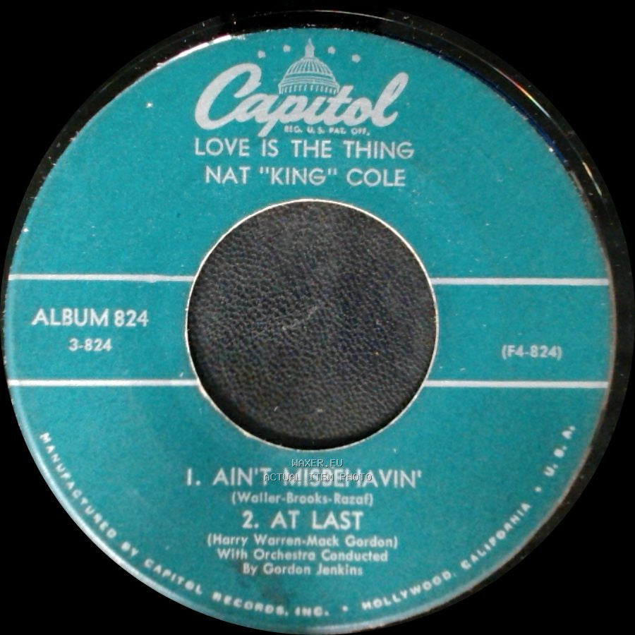 Nat "King" Cole - Love Is The Thing / Love Is The Thing side A