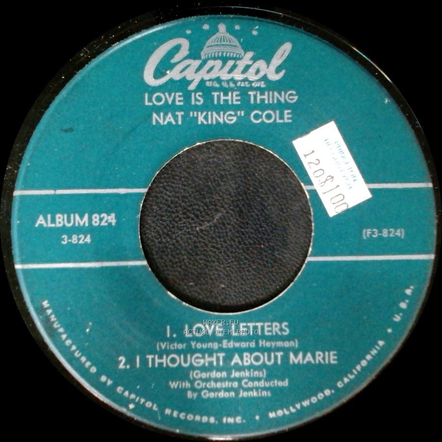 Nat "King" Cole - Love Is The Thing / Love Is The Thing side B