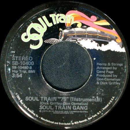 Soul Train Gang - Soul Train "75" (Instrumental) / Soul Train "75" (Vocal) side A