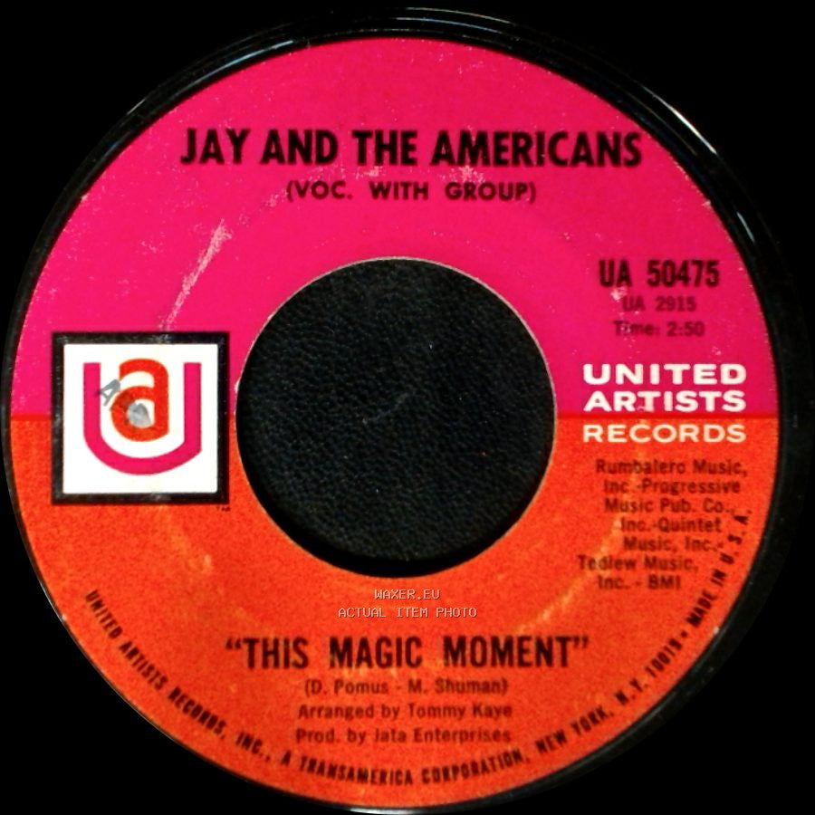 Jay And The Americans - This Magic Moment / Since I Don't Have You side B