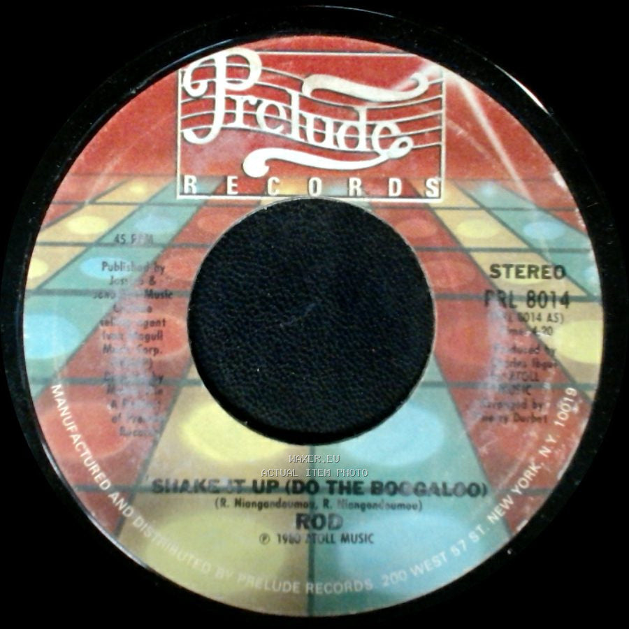 Rod - Lovely World, Sad World / Shake It Up (Do The Boogaloo) side B