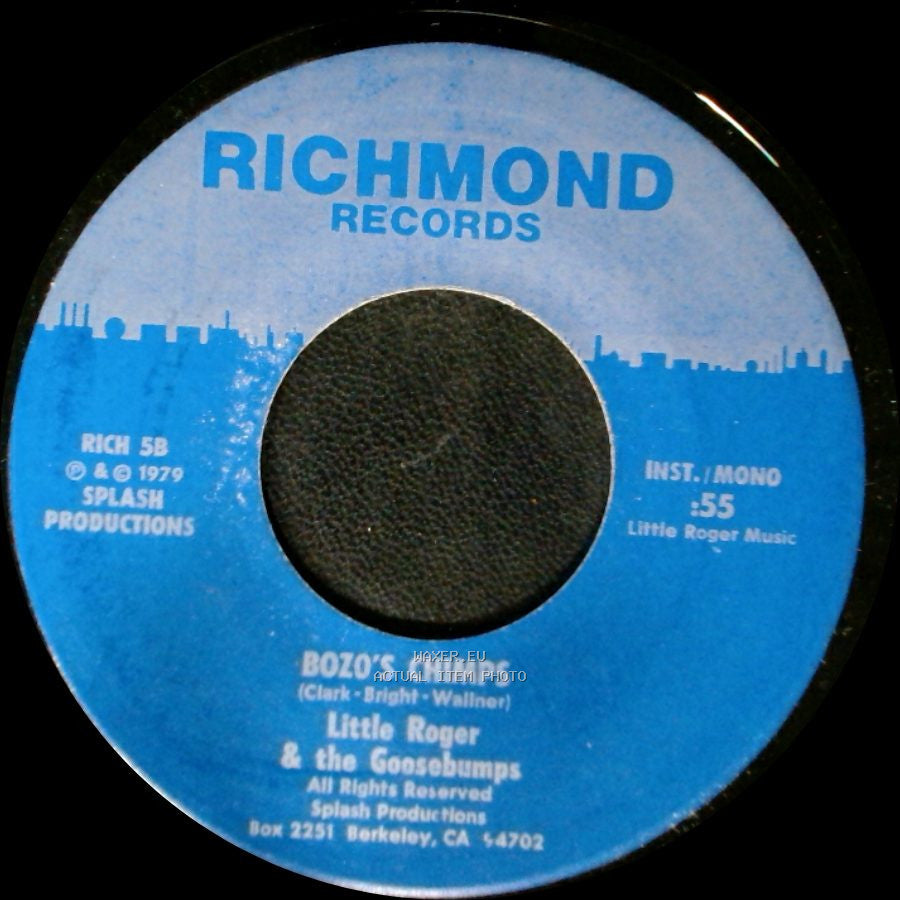 Little Roger & The Goosebumps - Kennedy Girls / Bozo's Chimps side B