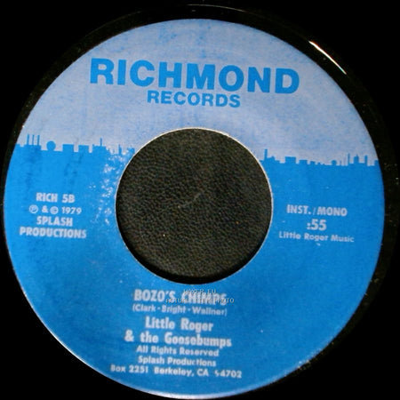 Little Roger & The Goosebumps - Kennedy Girls / Bozo's Chimps side B
