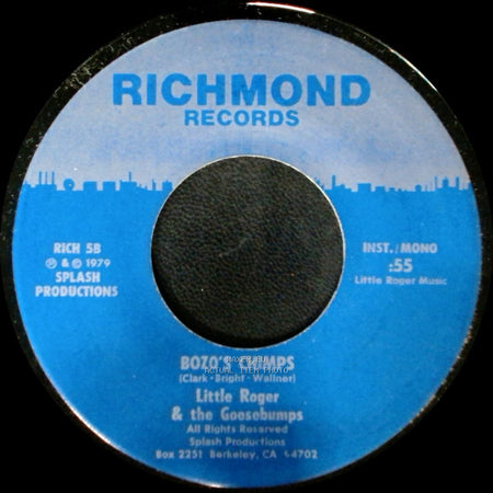 Little Roger & The Goosebumps - Bozo's Chimps / Kennedy Girls side A
