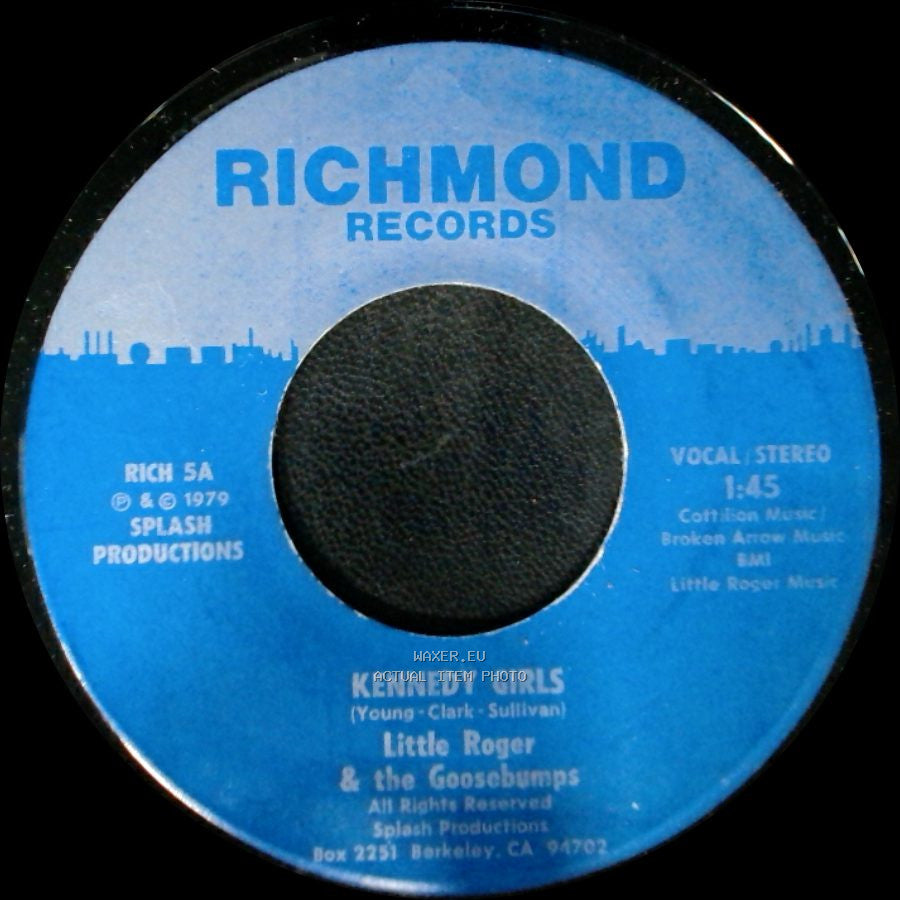 Little Roger & The Goosebumps - Bozo's Chimps / Kennedy Girls side B