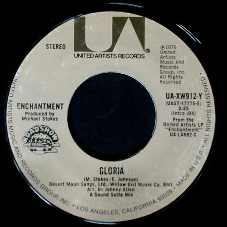 Enchantment - Dance To The Music / Gloria side B