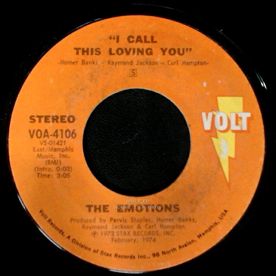 The Emotions - I Call This Loving You / Put A Little Love Away side A