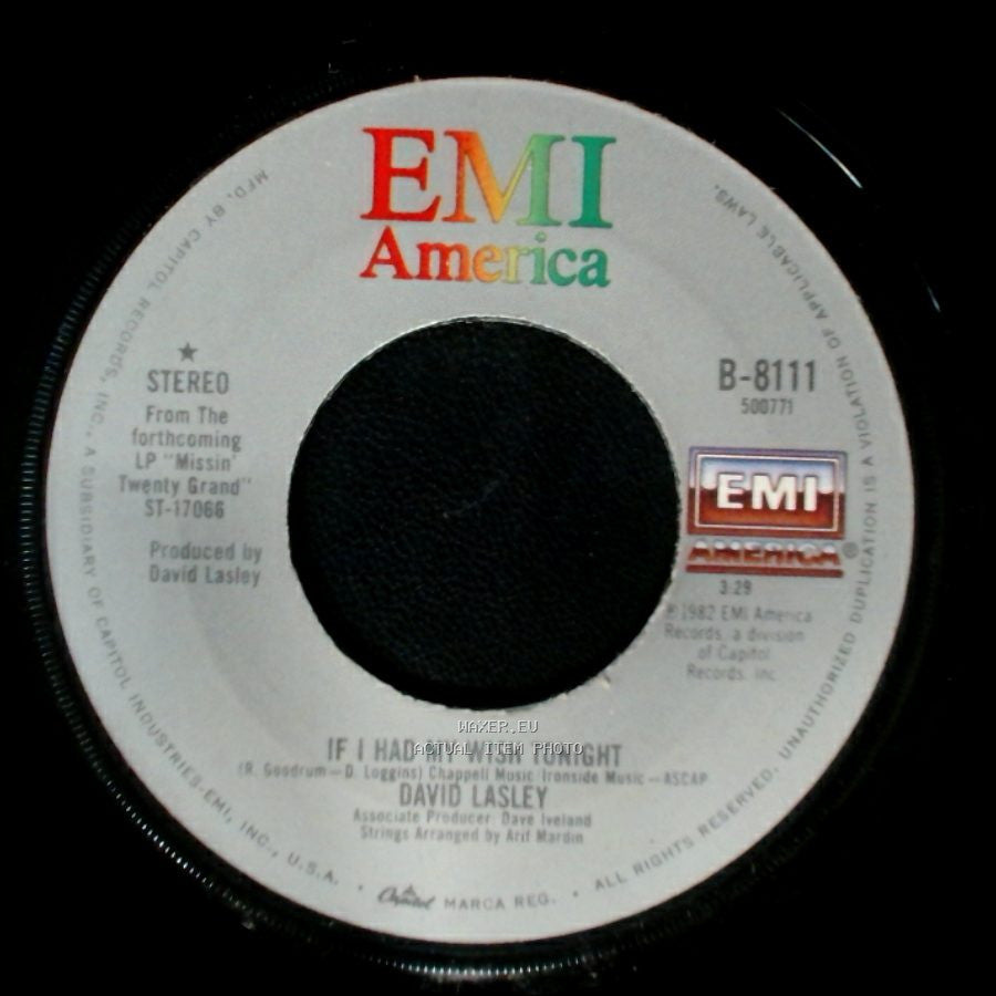 David Lasley - If I Had My Wish Tonight / There's Got To Be Somebody (Back On The Street Again) side A