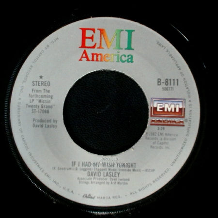 David Lasley - If I Had My Wish Tonight / There's Got To Be Somebody (Back On The Street Again) side A