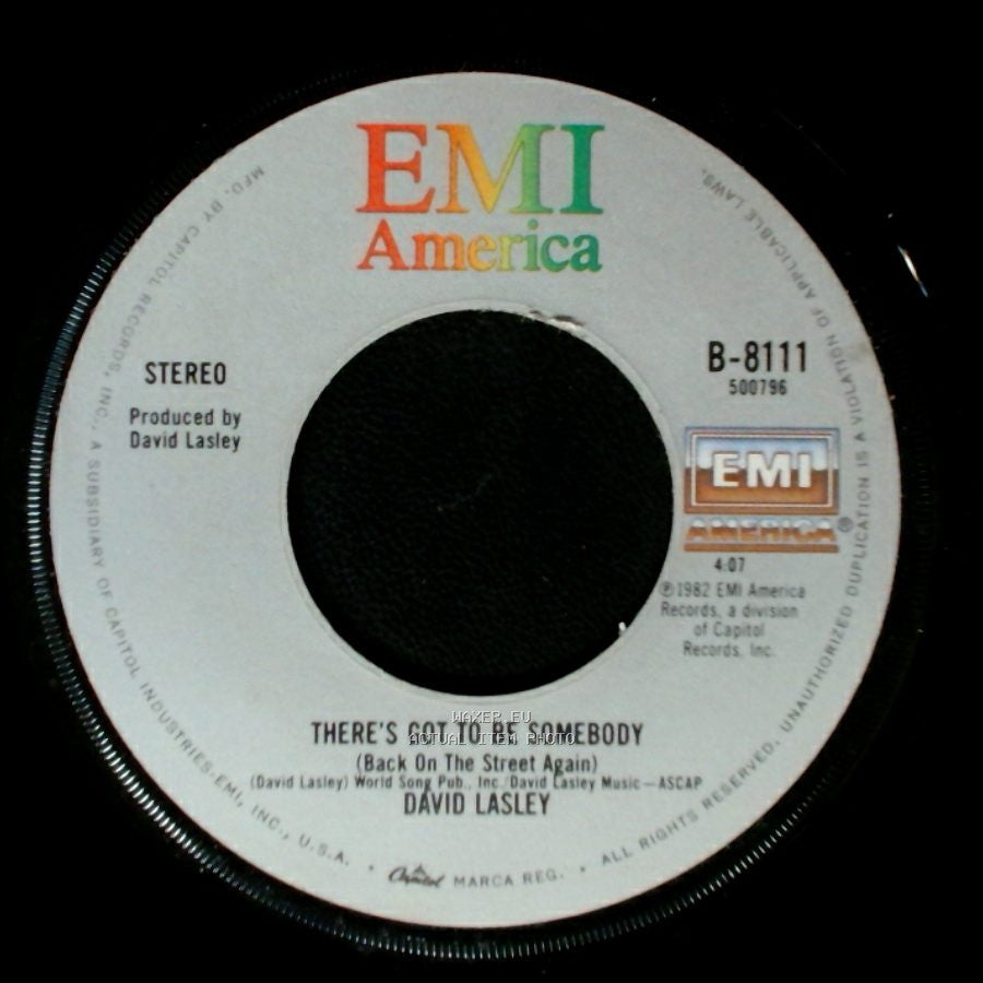 David Lasley - If I Had My Wish Tonight / There's Got To Be Somebody (Back On The Street Again) side A