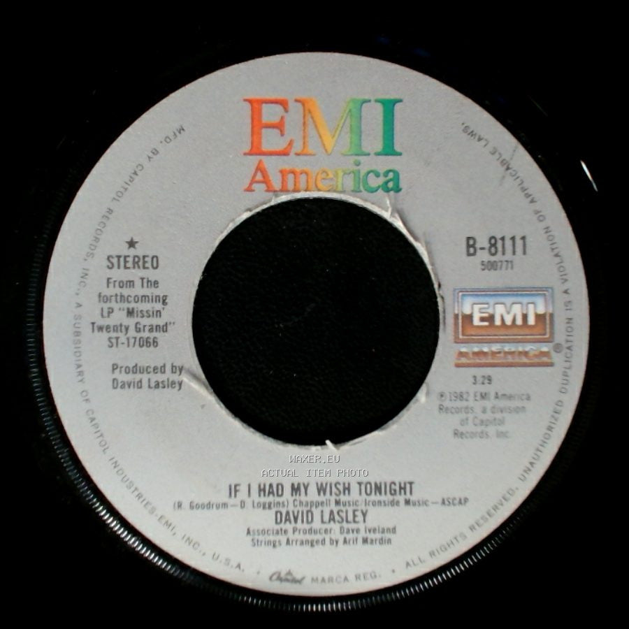 David Lasley - If I Had My Wish Tonight / There's Got To Be Somebody (Back On The Street Again) side B