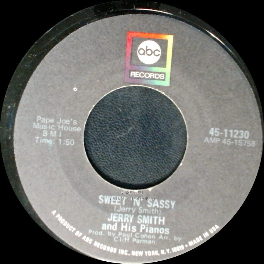 Jerry Smith And His Pianos - Sweet 'n' Sassy / Sunrise Serenade side A