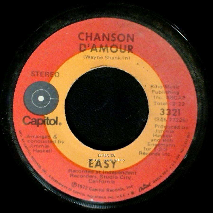 Easy - Some Sweet Day / Chanson D'amour side B