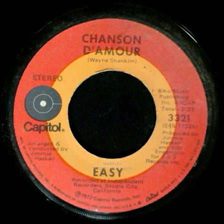Easy - Some Sweet Day / Chanson D'amour side B