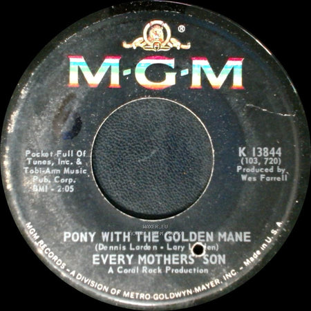 Unknown Artist - Pony With The Golden Mane / Every Mothers Son / Dolls In The Clock / Every Mothers' Son side A