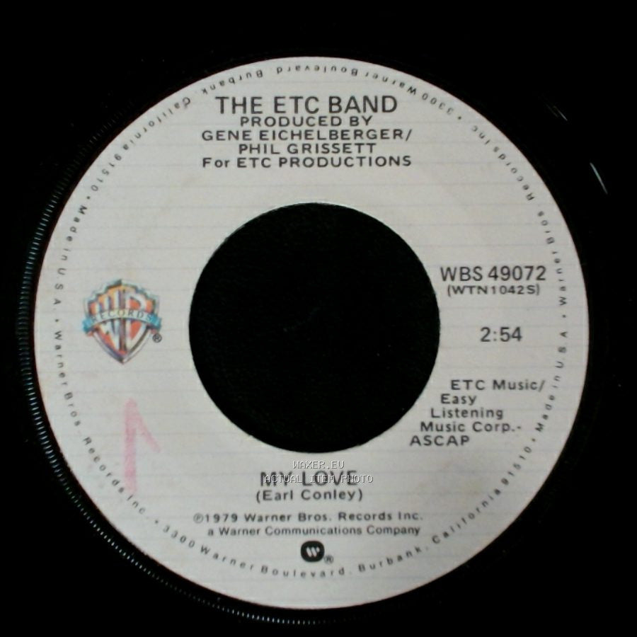 The Etc Band - Stranded On A Dead End Street / My Love side B