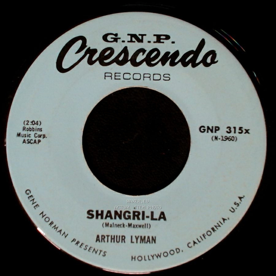Arthur Lyman - Shangri-La / Pearly Shells (Pupu O Ewa) side A