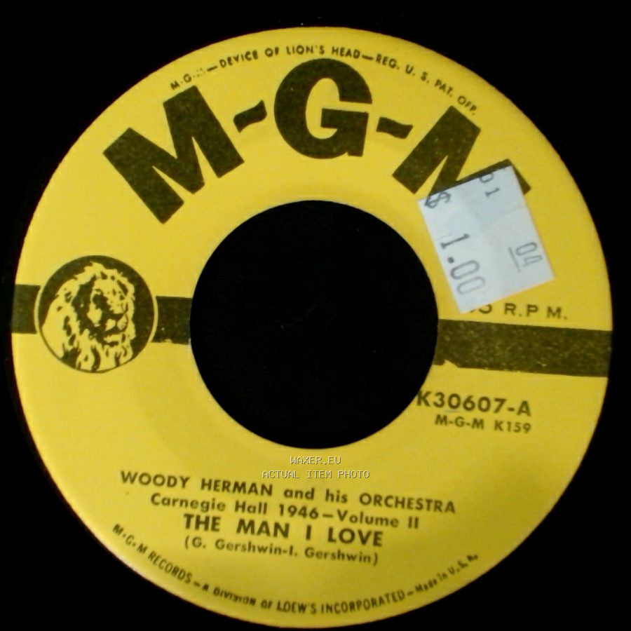 Woody Herman And His Orchestra - Everywhere / The Man I Love side B