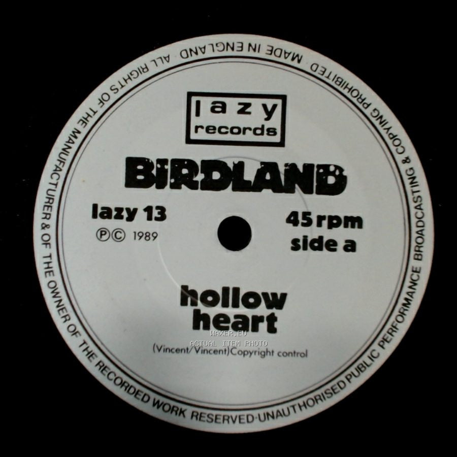 Birdland - Hollow Heart / Sugar Blood side A