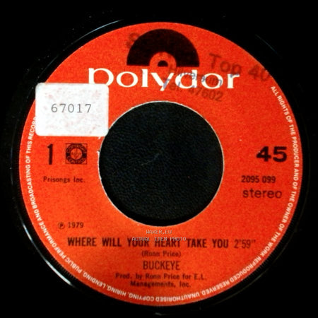 Buckeye - Where Will Your Heart Take You / That Kind Of Man side A