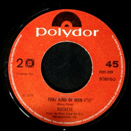 Buckeye - Where Will Your Heart Take You / That Kind Of Man side B
