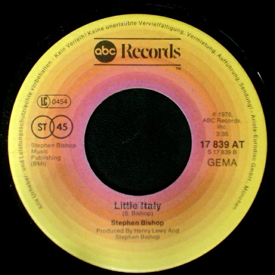 Stephen Bishop - On And On / Little Italy side B