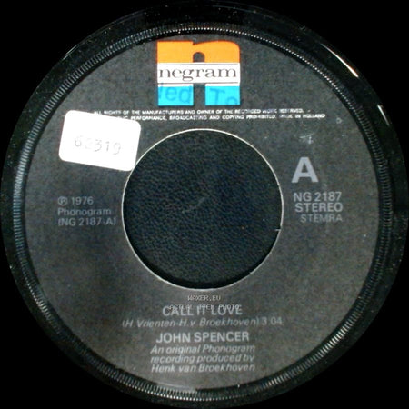 John Spencer - It's You / Call It Love side B