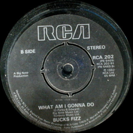Bucks Fizz - My Camera Never Lies / What Am I Gonna Do side B