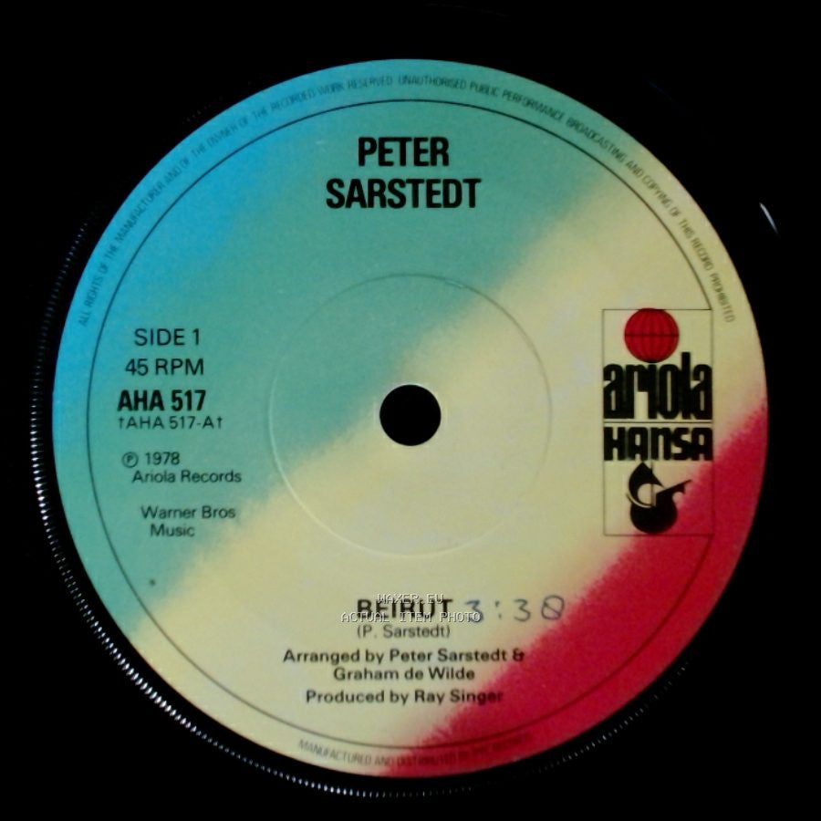 Peter Sarstedt - Beirut / Hollywood Sign side A