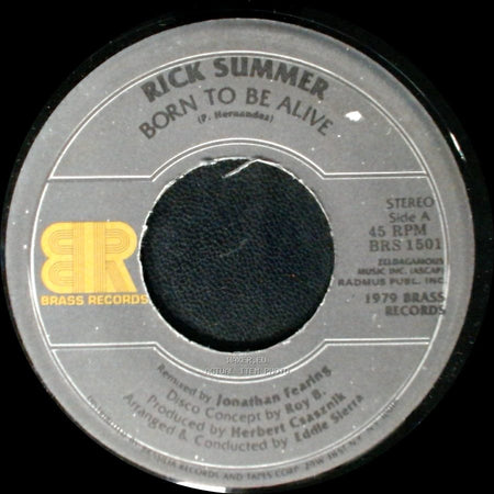 Rick Summer - Born To Be Alive / Shake It Up (We're Gonna Boogie) side A
