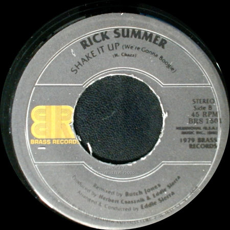 Rick Summer - Born To Be Alive / Shake It Up (We're Gonna Boogie) side B