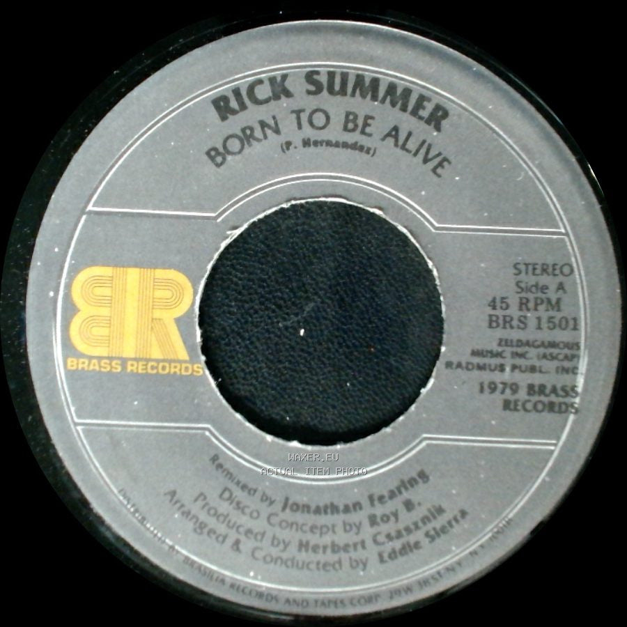 Rick Summer - Born To Be Alive / Shake It Up (We're Gonna Boogie) side A
