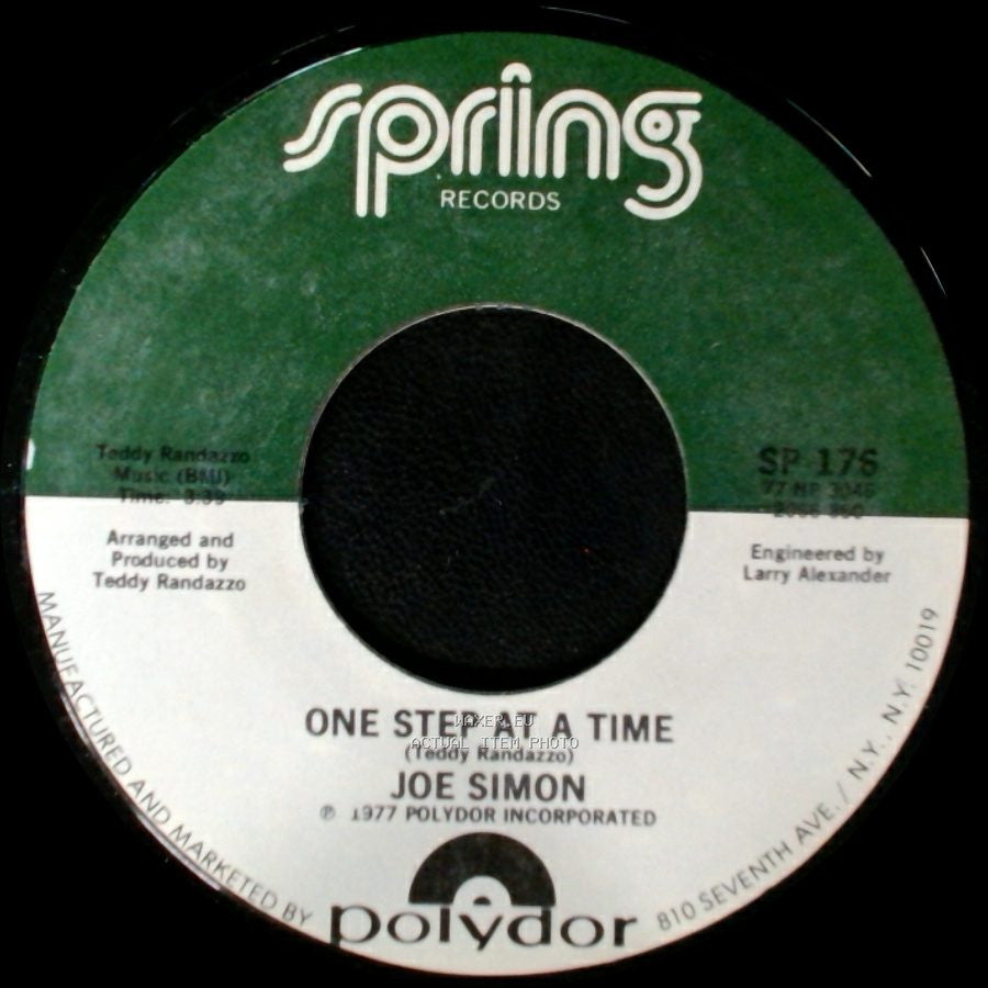 Joe Simon - One Step At A Time / A Trace Of Your Love side A