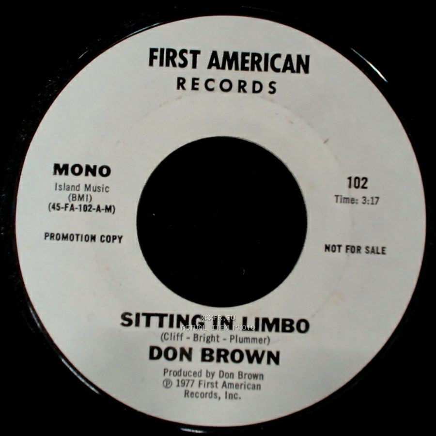 Don Brown - Sitting In Limbo / Sitting In Limbo side A