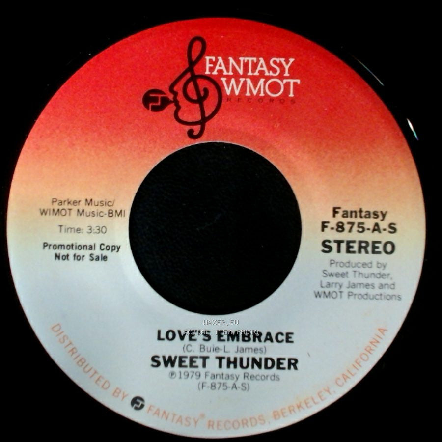 Sweet Thunder - Love's Embrace / Love's Embrace side B