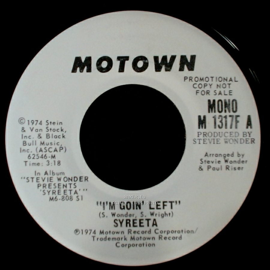 Syreeta - I'm Goin' Left / I'm Goin' Left side B