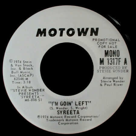 Syreeta - I'm Goin' Left / I'm Goin' Left side B