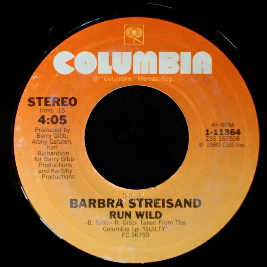 Barbra Streisand - Run Wild / Woman In Love side A