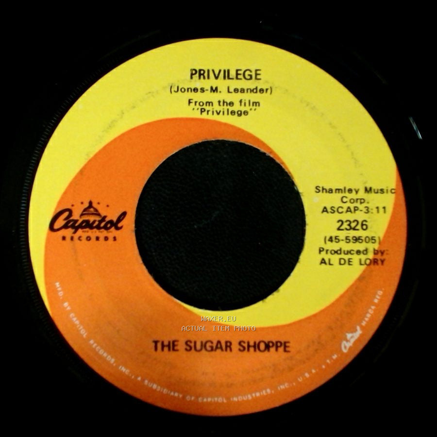 The Sugar Shoppe - Poor Papa / Privilege side B