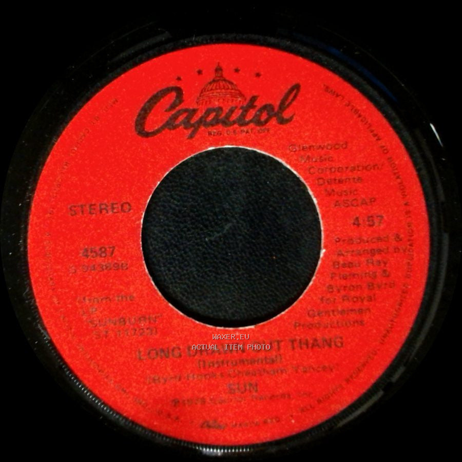 Sun - Sun Is Here / Long Drawn Out Thang (Instrumental) side B