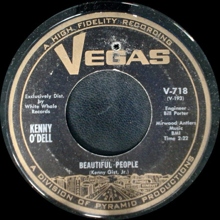 Kenny O'dell - Flower Girl / Beautiful People side B