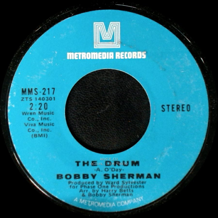 Bobby Sherman - The Drum / Free Now To Roam side A