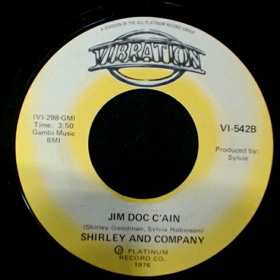 Shirley And Company / Shirley And Company (Featuring Peppi Marchello) - Jim Doc C'ain / I Like To Dance side A