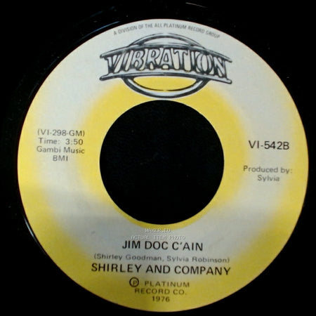 Shirley And Company / Shirley And Company (Featuring Peppi Marchello) - Jim Doc C'ain / I Like To Dance side A