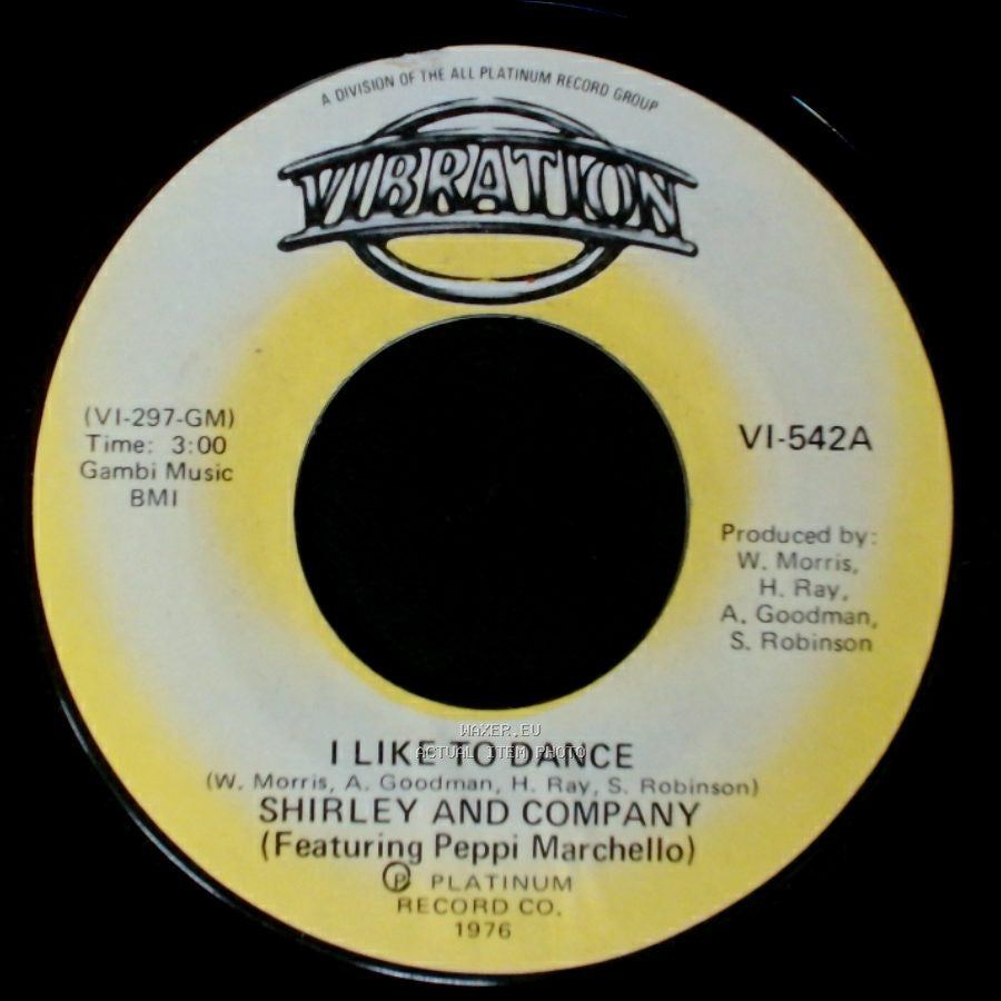 Shirley And Company / Shirley And Company (Featuring Peppi Marchello) - Jim Doc C'ain / I Like To Dance side B